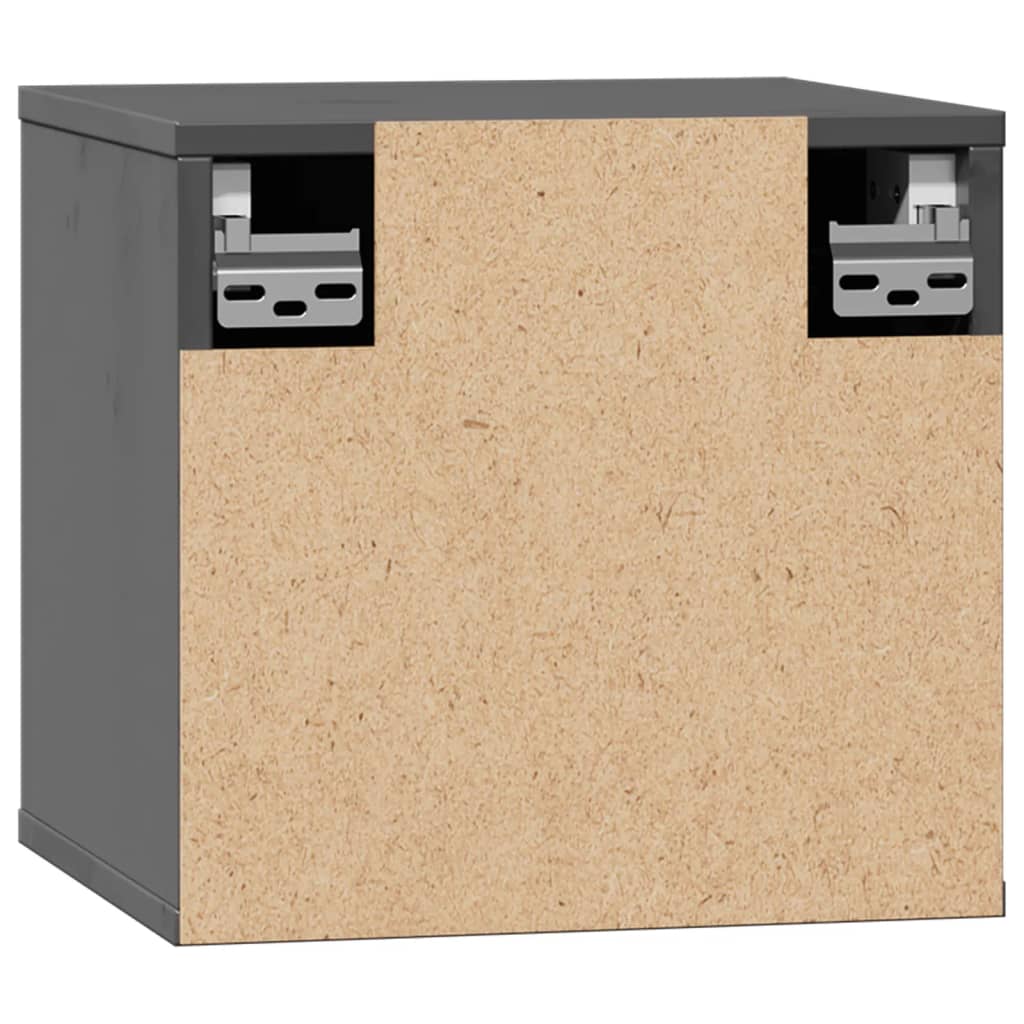 vidaXL Wall cabinet 31.5x30x30 cm solid pine wood