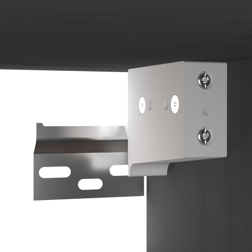 vidaXL Wandkast 80x30x30 cm massief grenenhout