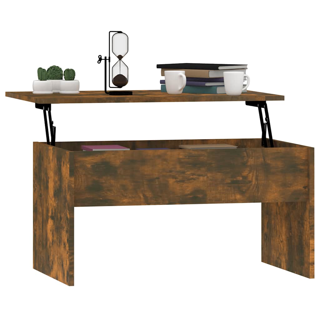 vidaXL Salontafel 102x50,5x52,5 cm bewerkt hout wit