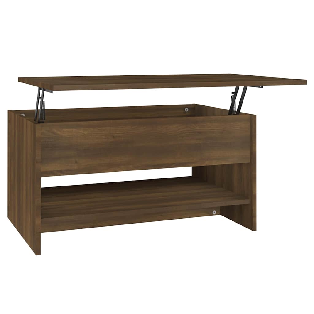 vidaXL Salontafel 102x50x52,5 cm bewerkt hout wit