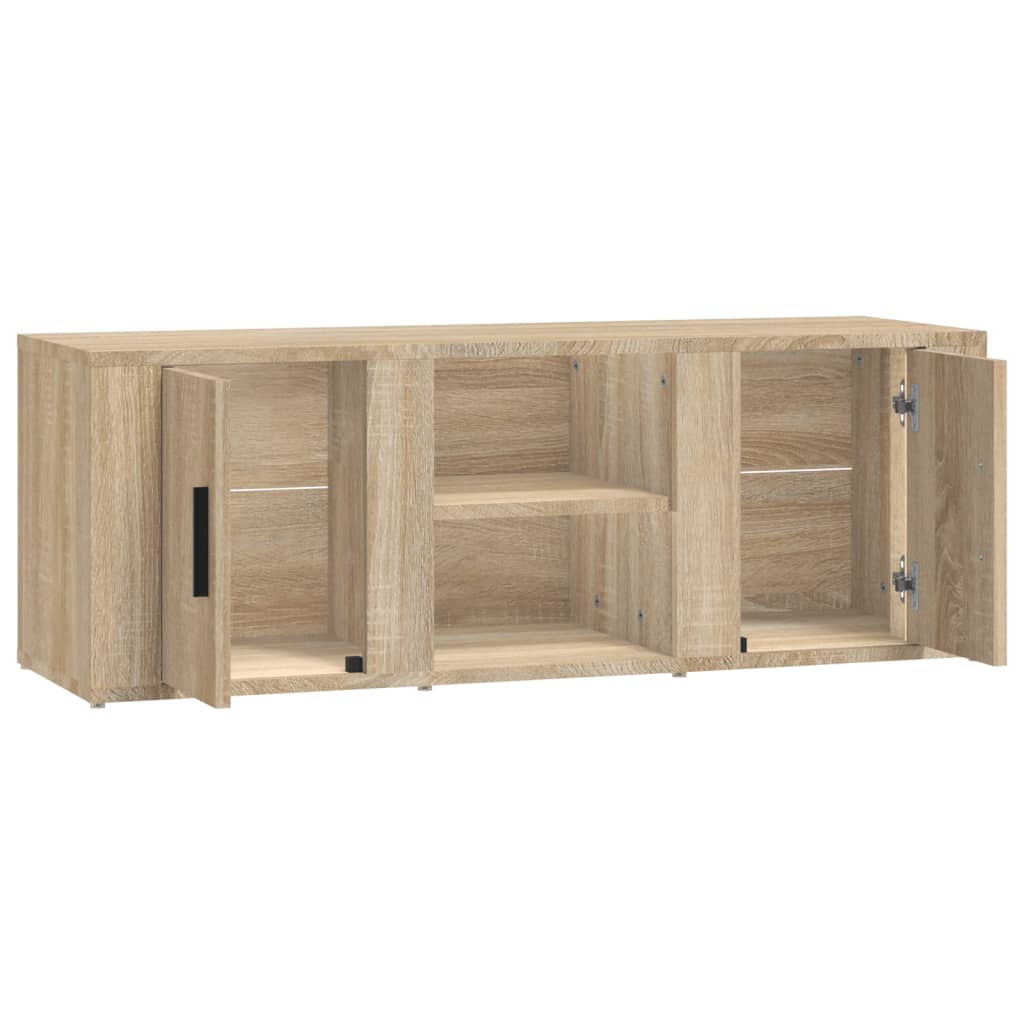 vidaXL Tv-meubel 100x31,5x35 cm bewerkt hout wit