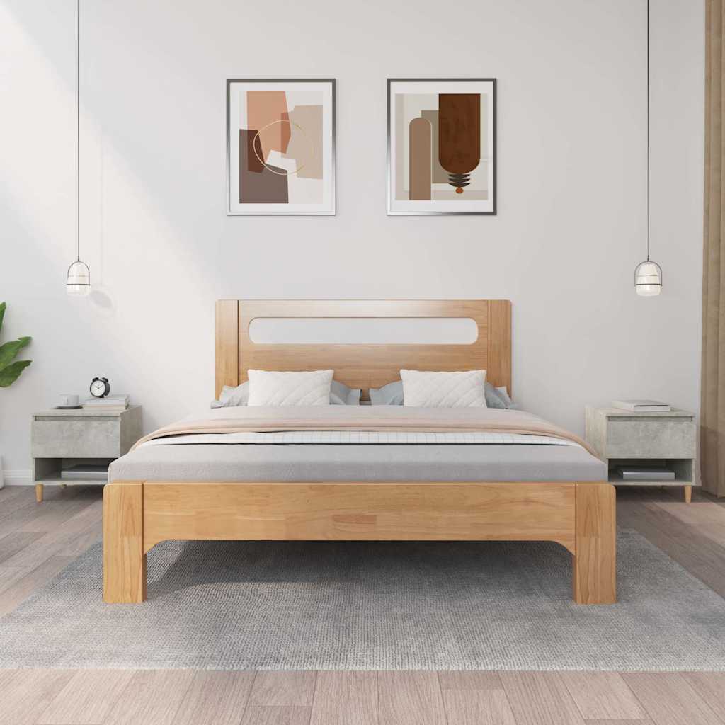 vidaXL Nachtkastje 50x46x50 cm bewerkt hout wit