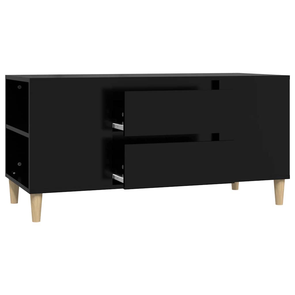 vidaXL Tv-meubel 102x44,5x50 cm bewerkt hout wit