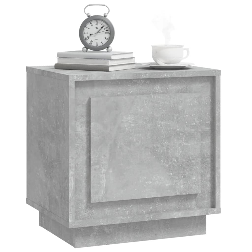 vidaXL Nachtkastje 44x35x45 cm bewerkt hout wit