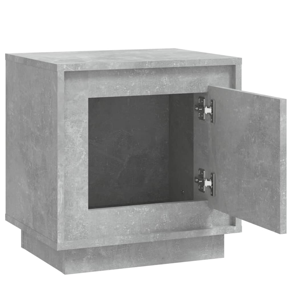 vidaXL Nachtkastje 44x35x45 cm bewerkt hout wit