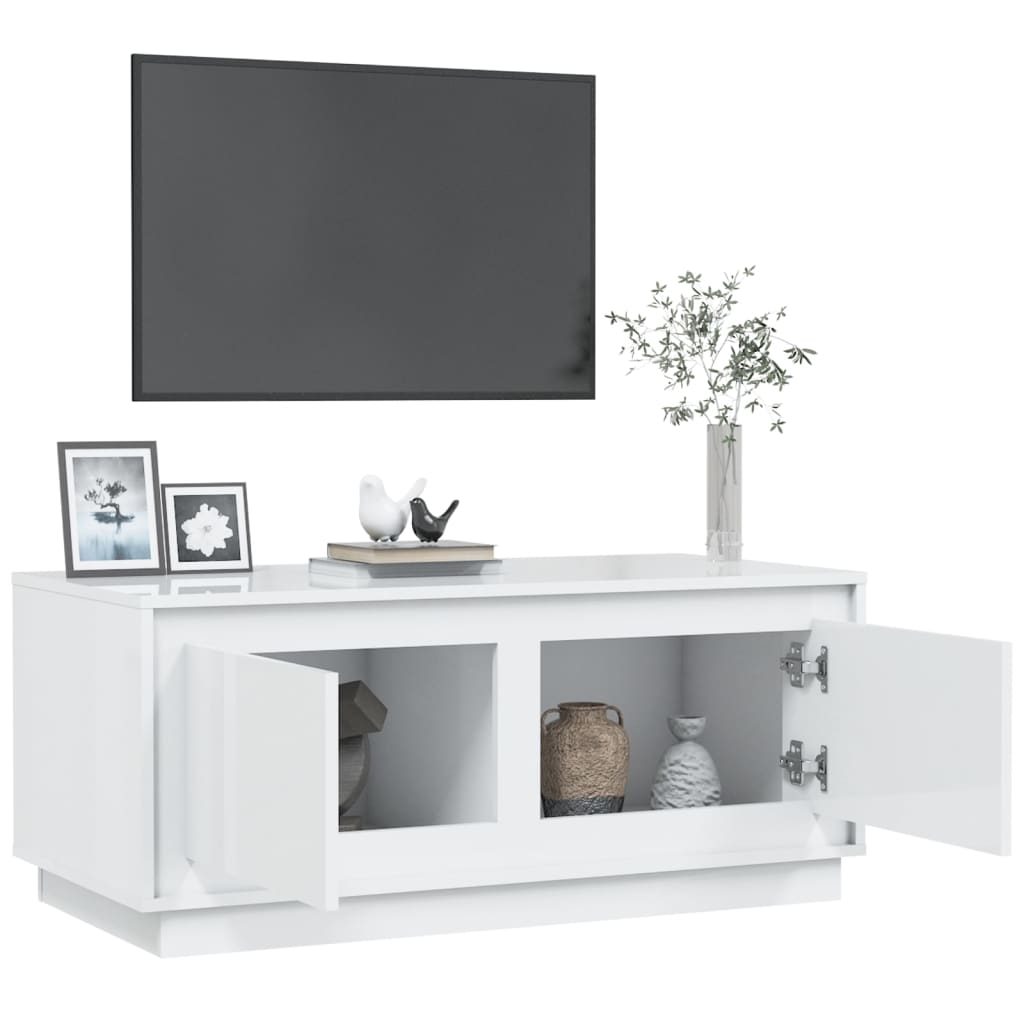 vidaXL Coffee table 102x50x44 cm engineered wood white