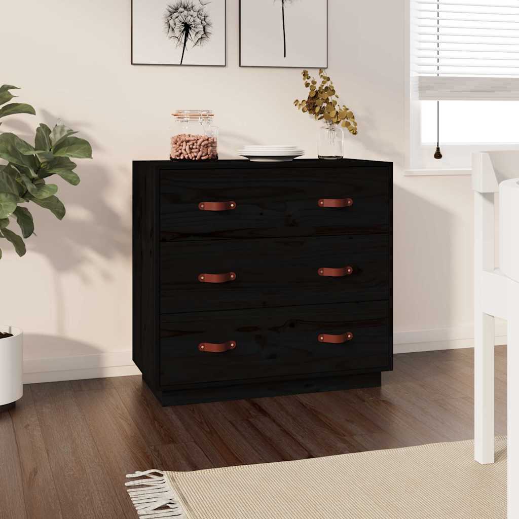vidaXL Dressoir 80x40x75 cm massief grenenhout