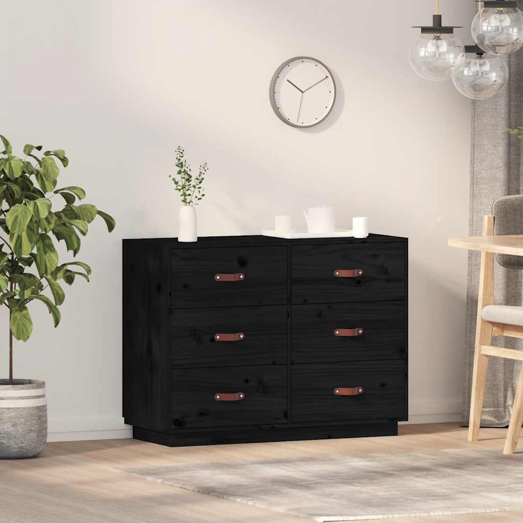 vidaXL Dressoir 100x40x75 cm massief grenenhout