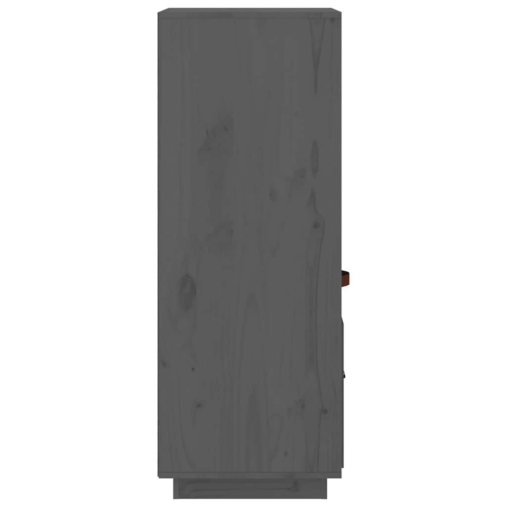 vidaXL Hoge kast 34x40x108,5 cm massief grenenhout