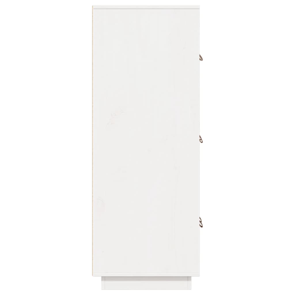 vidaXL Hoge kast 67x40x108,5 cm massief grenenhout