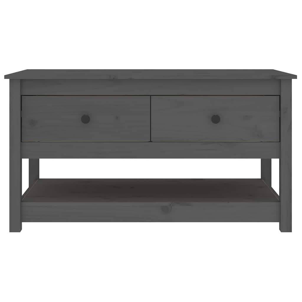 vidaXL Coffee Table 102x49x55 cm Solid Pinewood