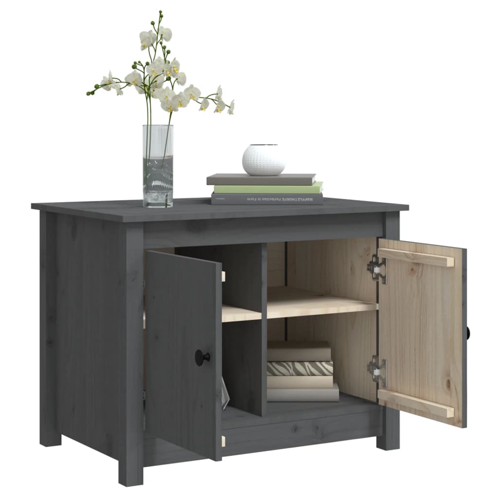 vidaXL Salontafel 71x49x55 cm massief grenenhout