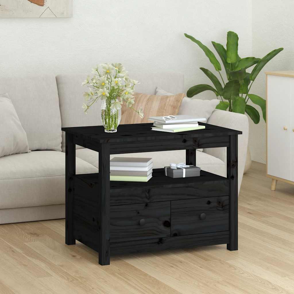 vidaXL Salontafel 71x49x55 cm massief grenenhout