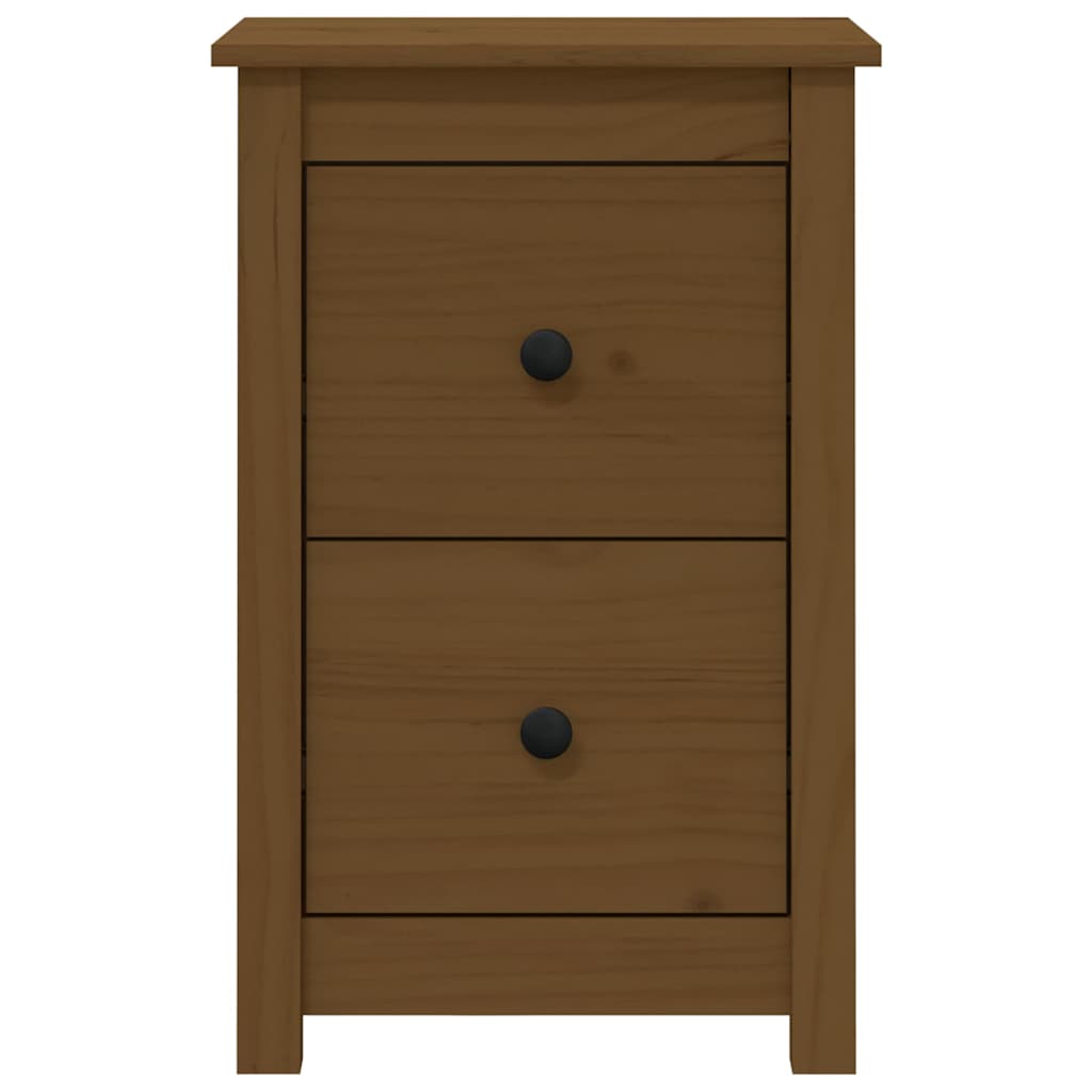 vidaXL Nachtkastjes 2 st 40x35x61,5 cm massief grenenhout