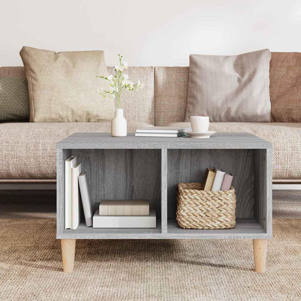 vidaXL Salontafel 60x50x36,5 cm bewerkt hout wit