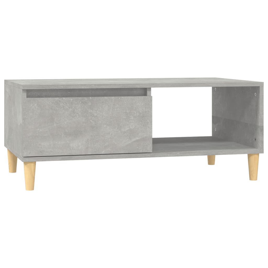 vidaXL Salontafel 90x50x36,5 cm bewerkt hout wit