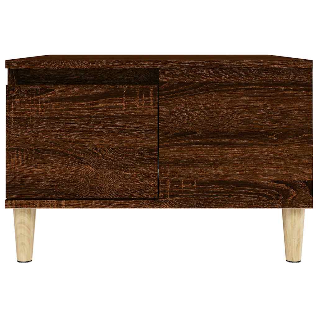 vidaXL Salontafel 55x55x36,5 cm bewerkt hout wit