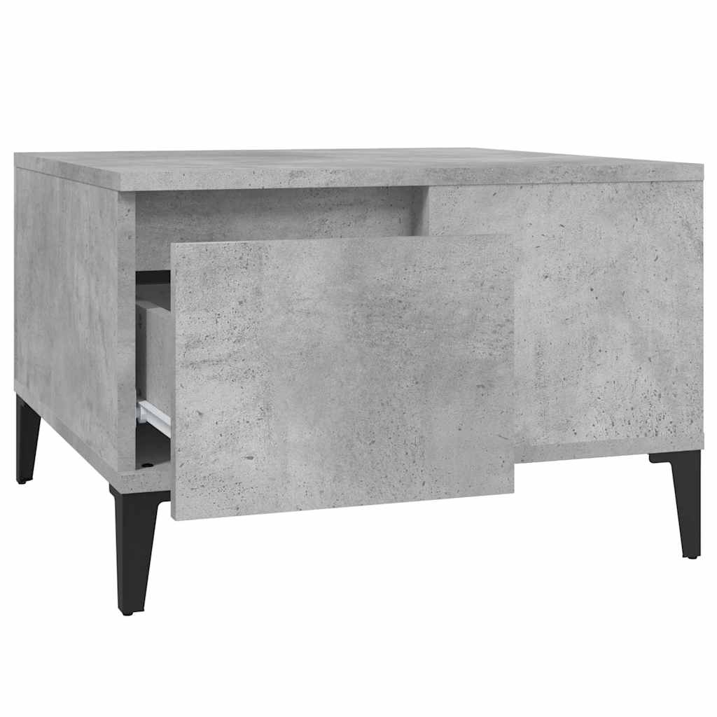 vidaXL Coffee Table 55x55x36.5 cm Engineered Wood White