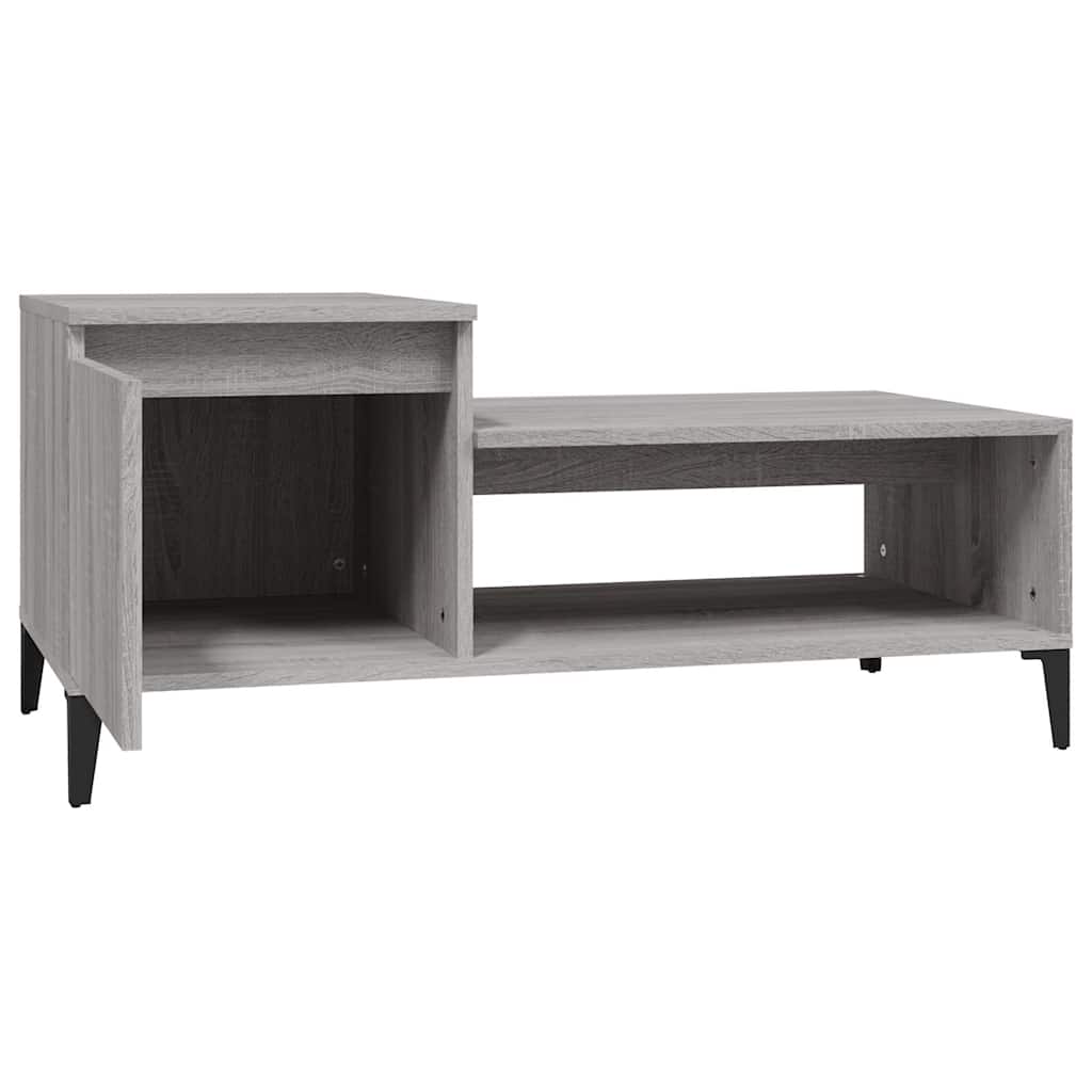 vidaXL Coffee Table 100x50x45 cm Engineered Wood White