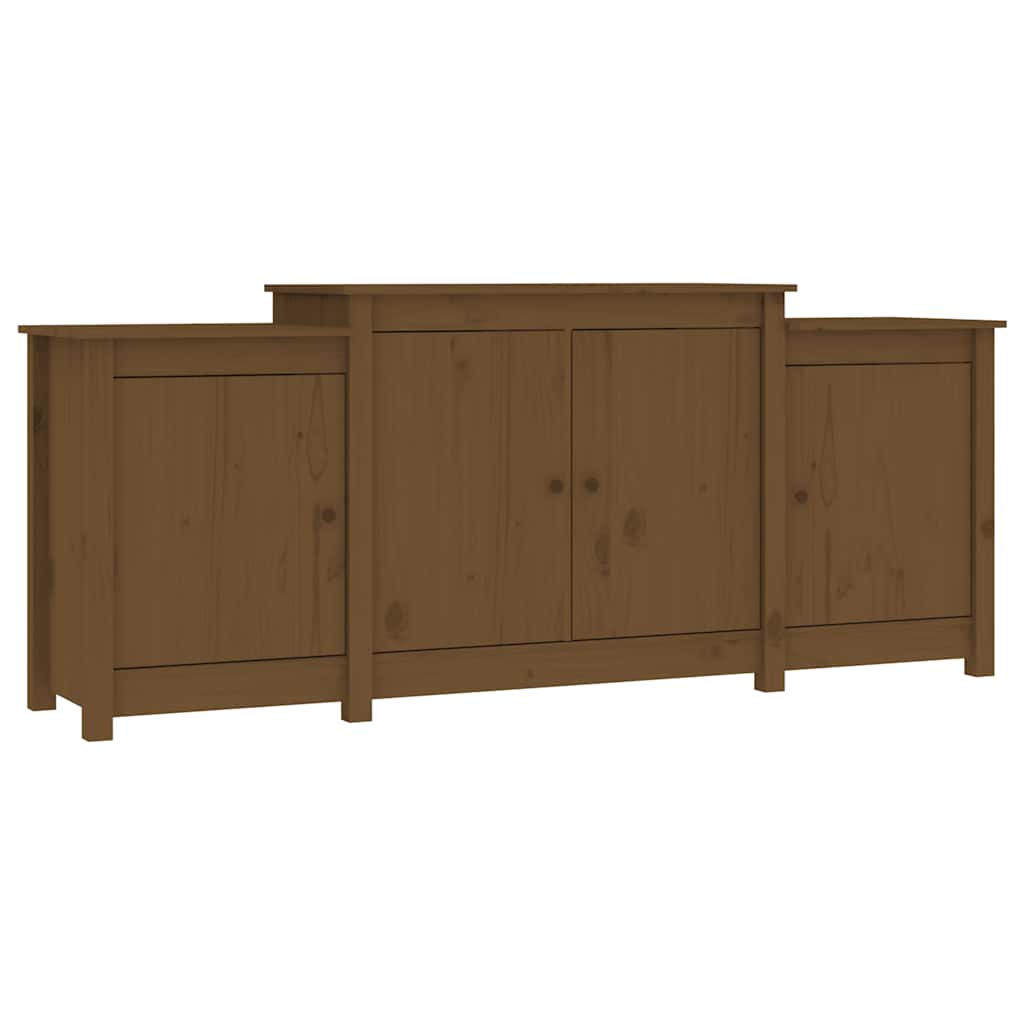vidaXL Dressoir 164x37x68 cm massief grenenhout