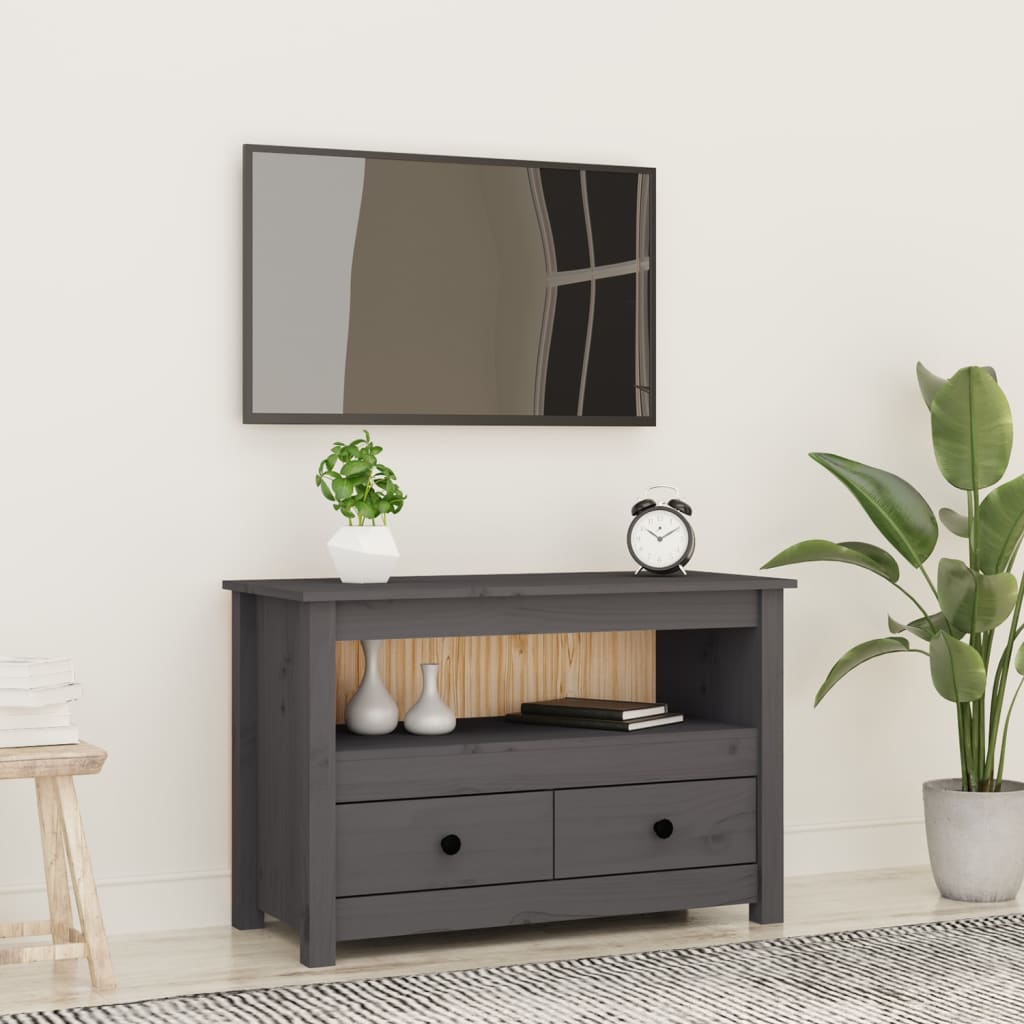 vidaXL Tv-meubel 79x35x52 cm massief grenenhout