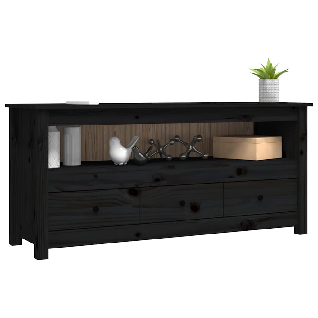 vidaXL Tv-meubel 114x35x52 cm massief grenenhout