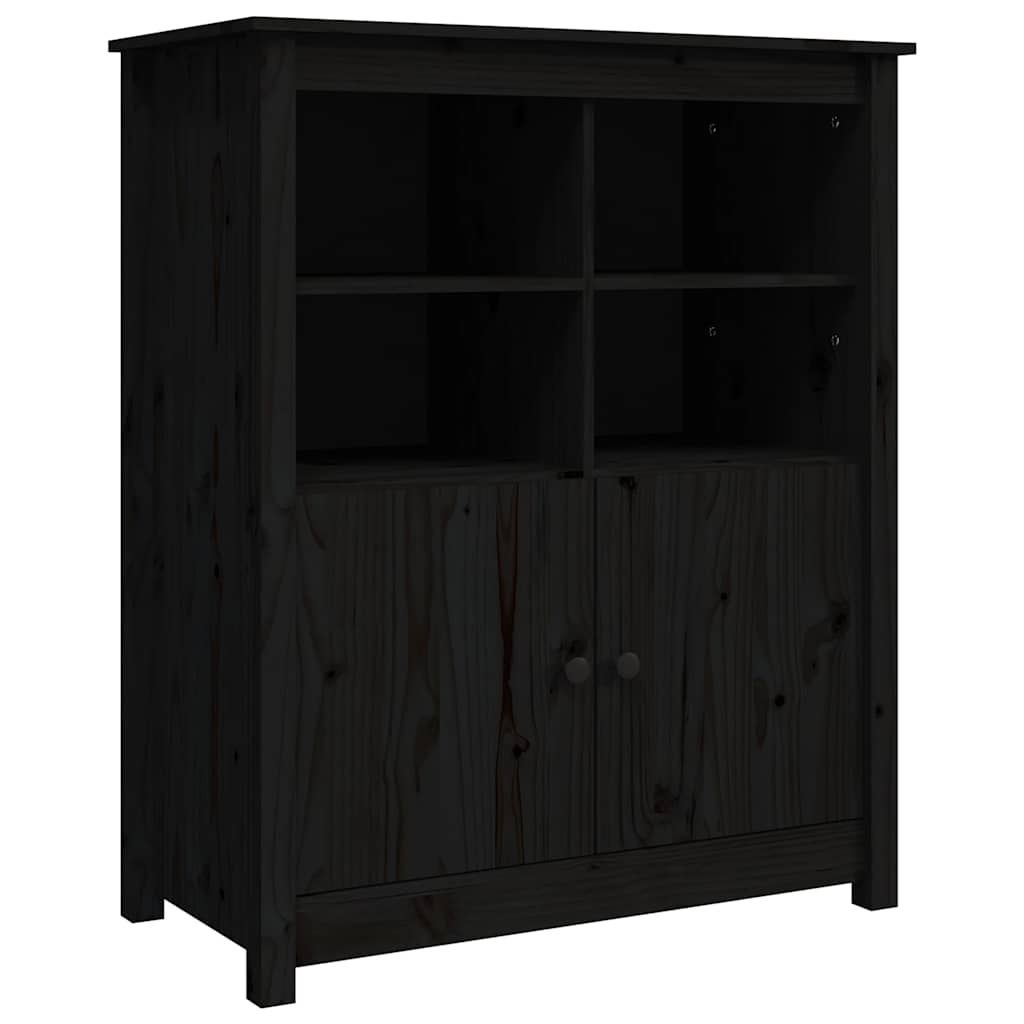 vidaXL Dressoir 83x41,5x100 cm massief grenenhout grijs