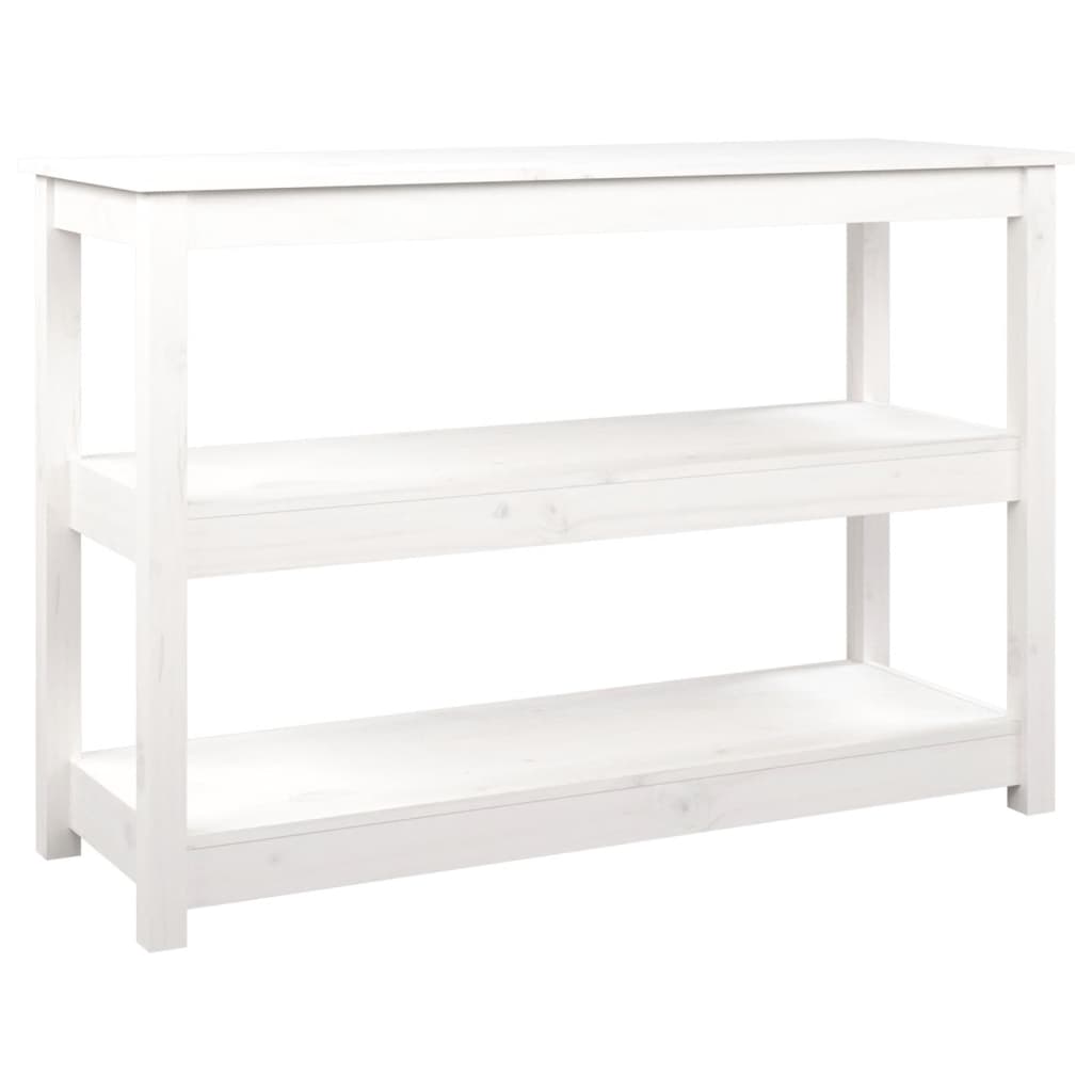 vidaXL Console Table 110x40x74 cm Solid Pine Wood