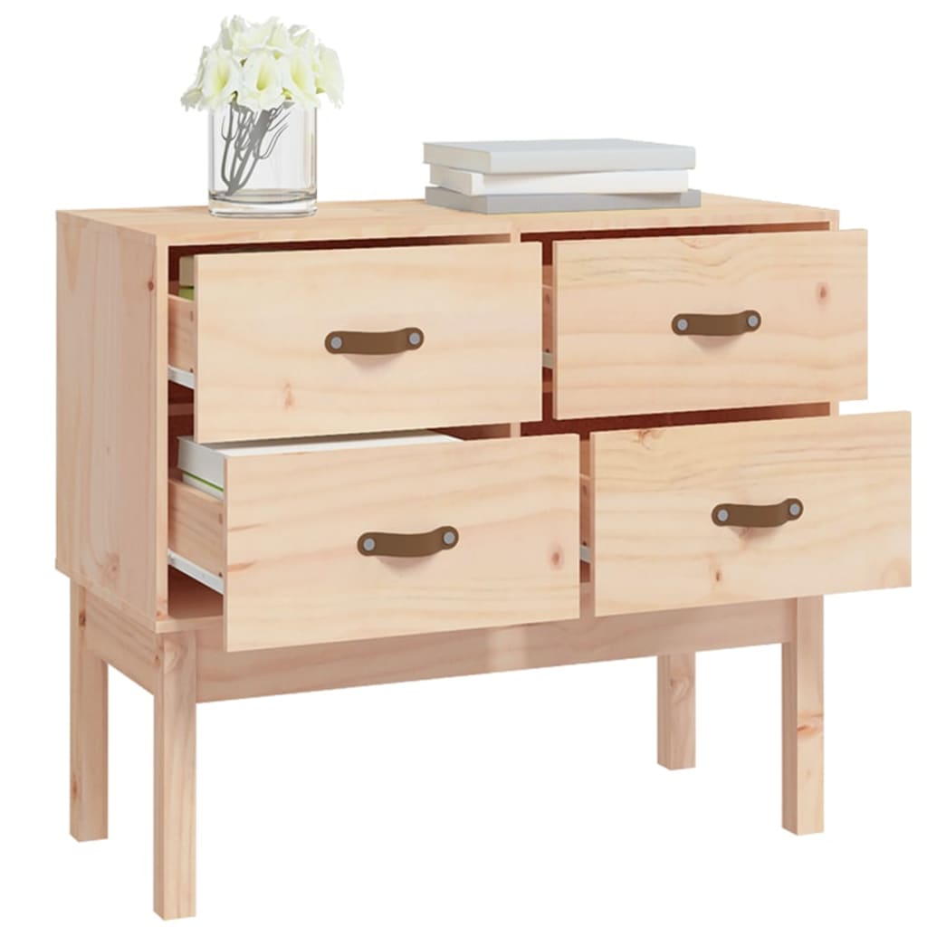 vidaXL Wandkast 90x40x78 cm massief grenenhout