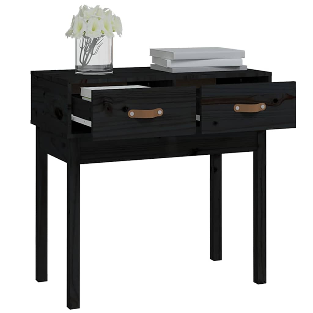 vidaXL Console Table 76.5x40x75 cm Solid Pine Wood
