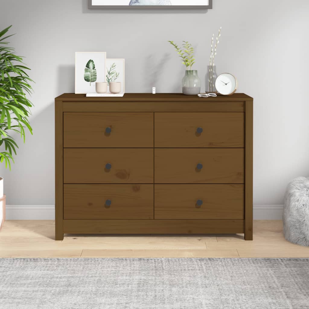 vidaXL Dressoir 100x40x72 cm massief grenenhout