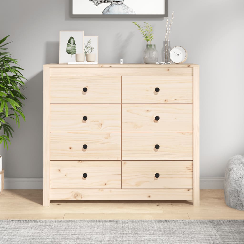 vidaXL Dressoir 100x40x72 cm massief grenenhout