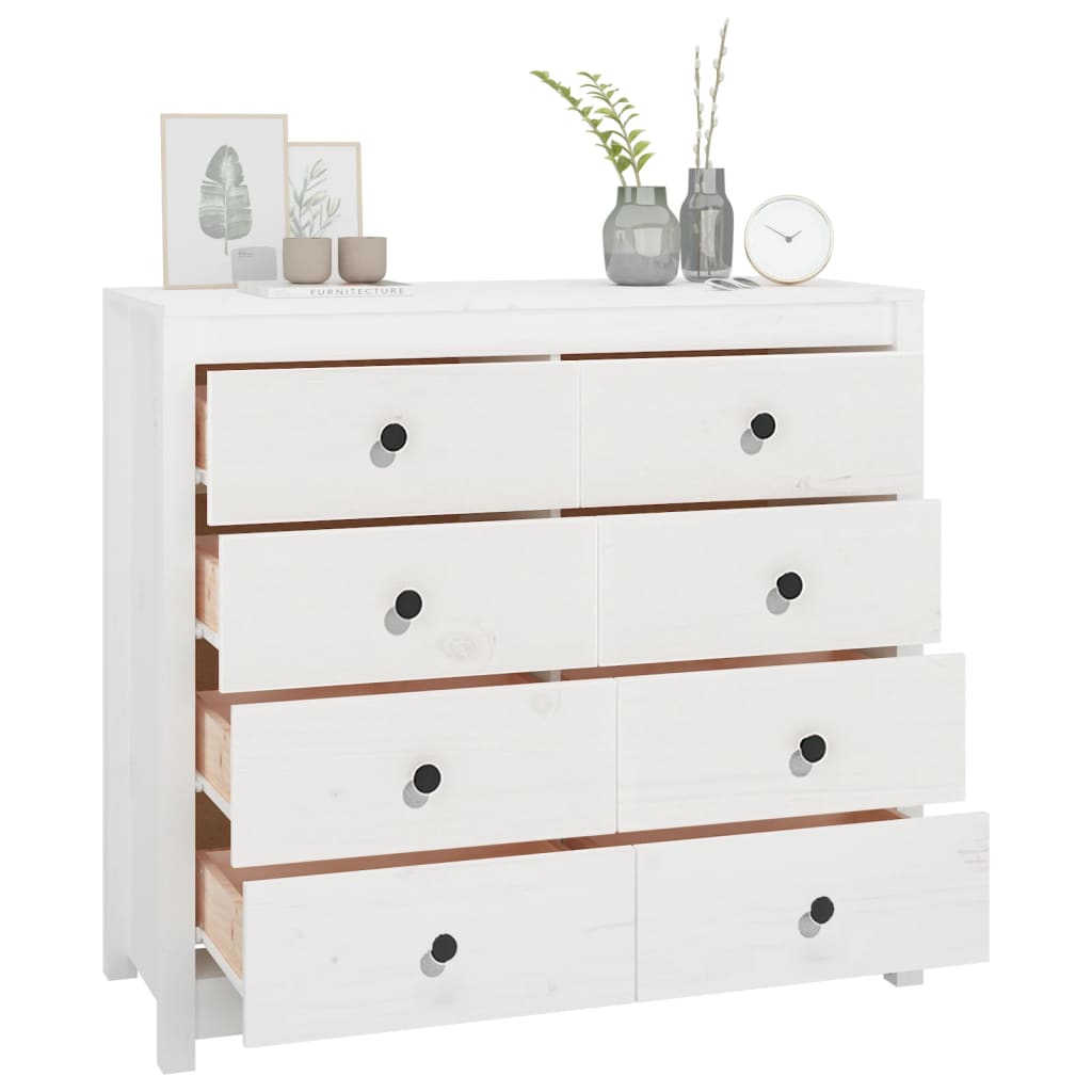 vidaXL Dressoir 100x40x72 cm massief grenenhout