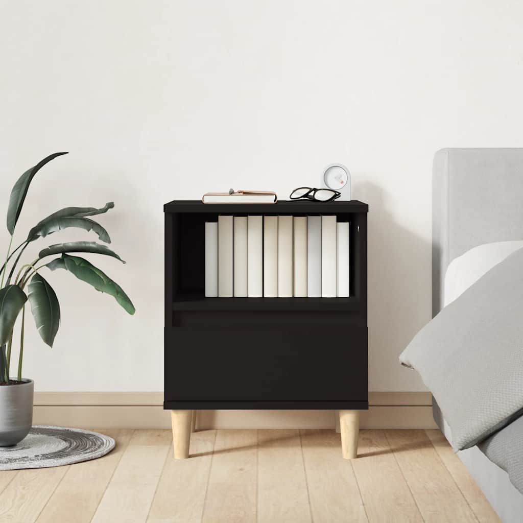 vidaXL Nightstand 40x35x50 cm white