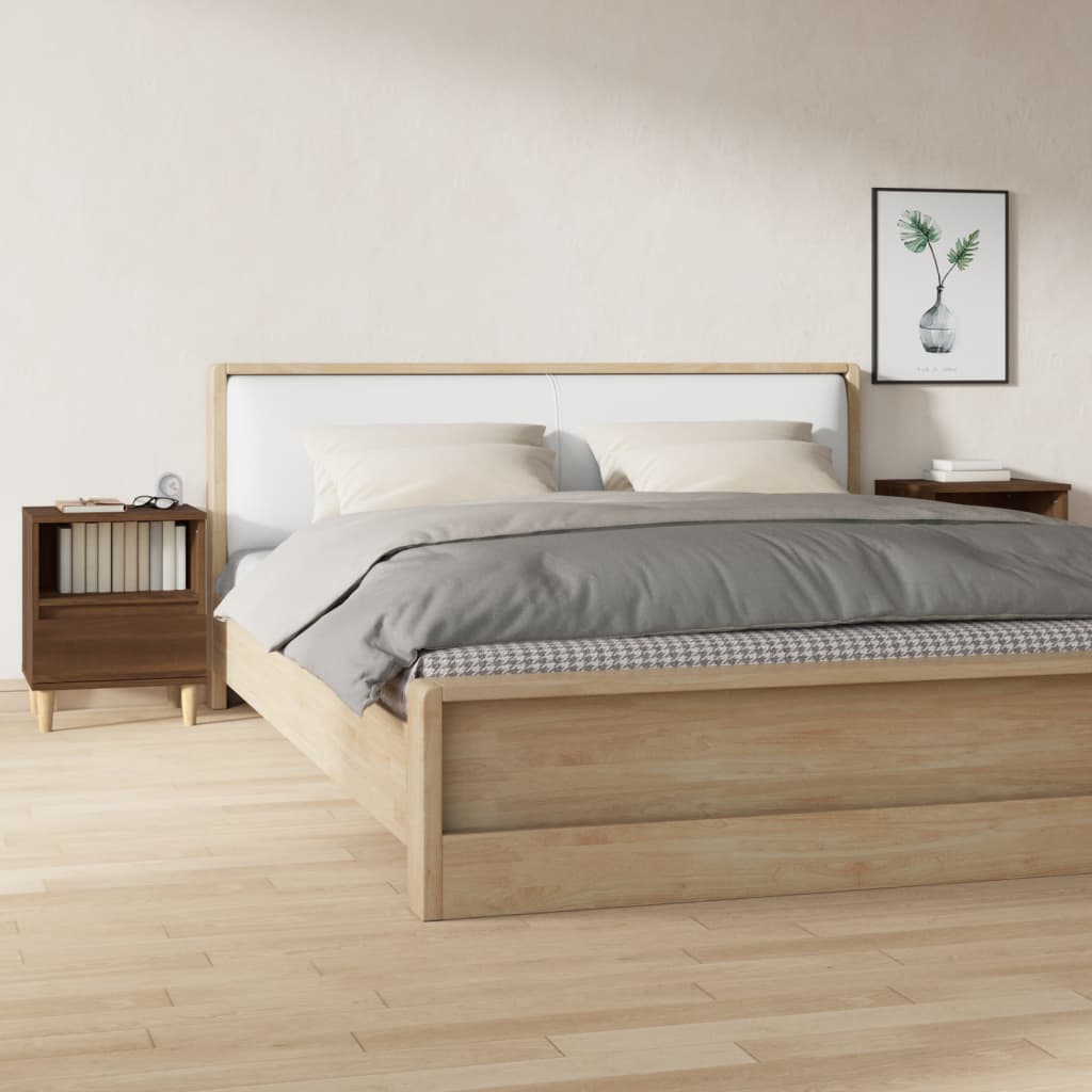 vidaXL Nightstand 40x35x50 cm white