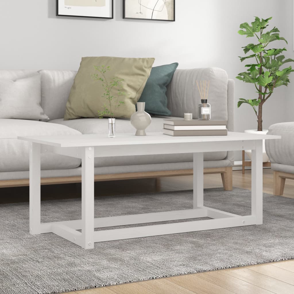 vidaXL Salontafel 110x55x45 cm massief grenenhout