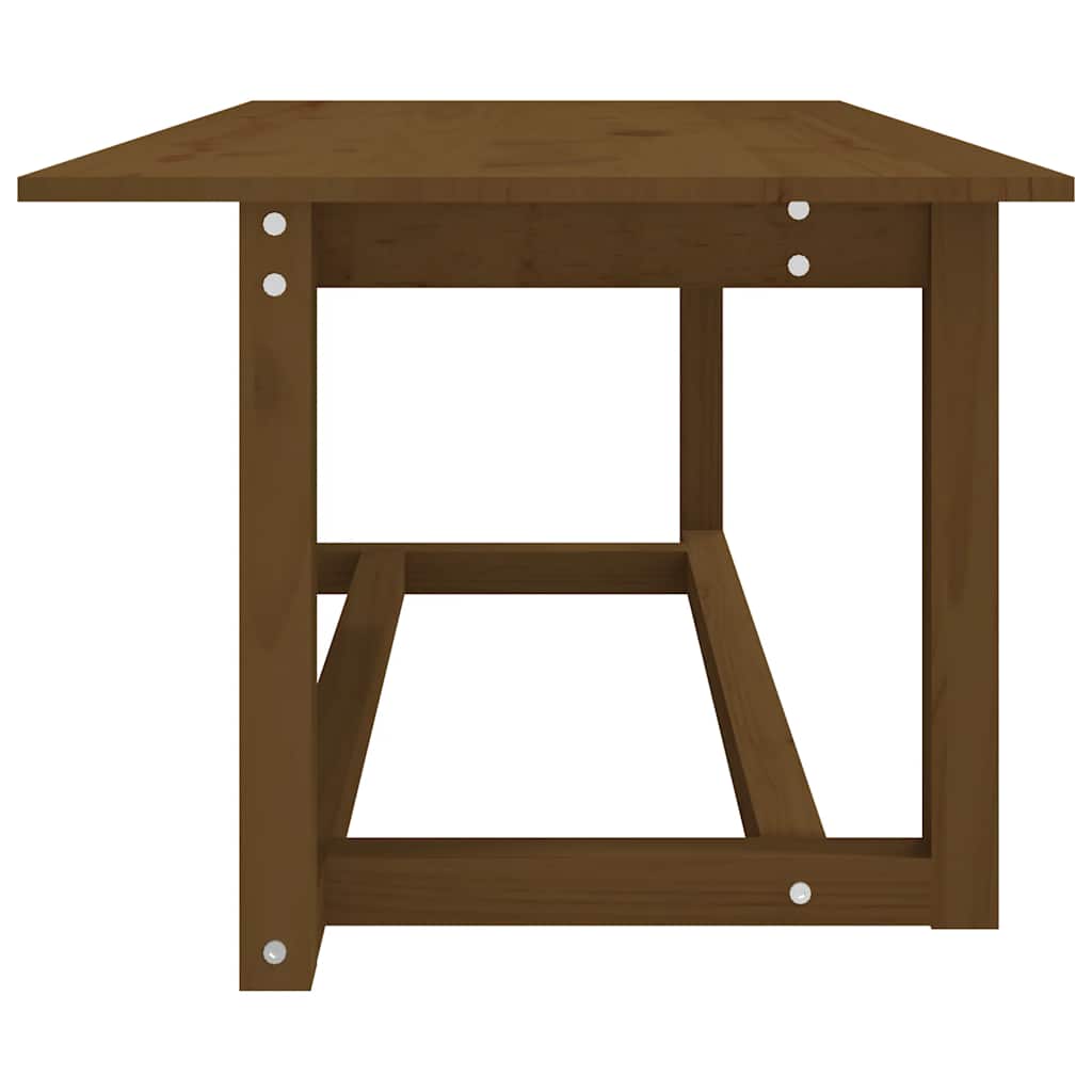 vidaXL Salontafel 110x55x45 cm massief grenenhout