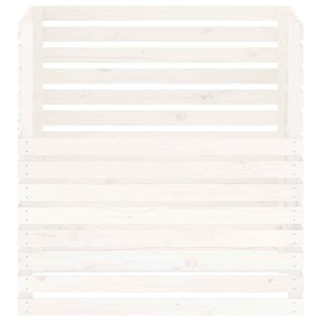 vidaXL Compostbak 80x80x78 cm massief grenenhout