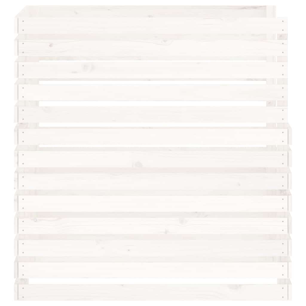 vidaXL Compostbak 80x80x78 cm massief grenenhout