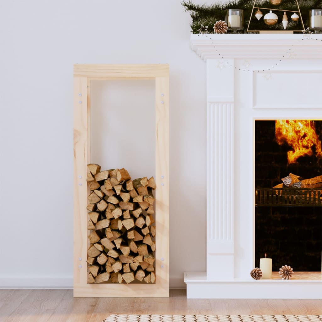 vidaXL Firewood Rack 41x25x100 cm Solid Pine