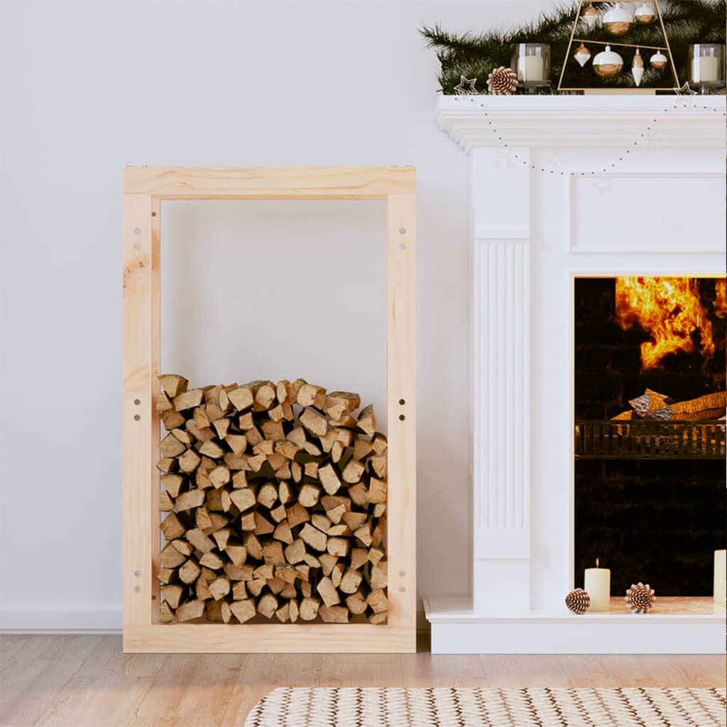 vidaXL Firewood Rack 41x25x100 cm Solid Pine