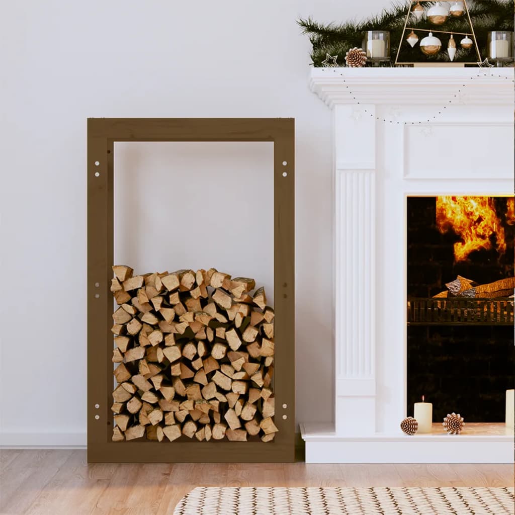 vidaXL Firewood Rack 41x25x100 cm Solid Pine