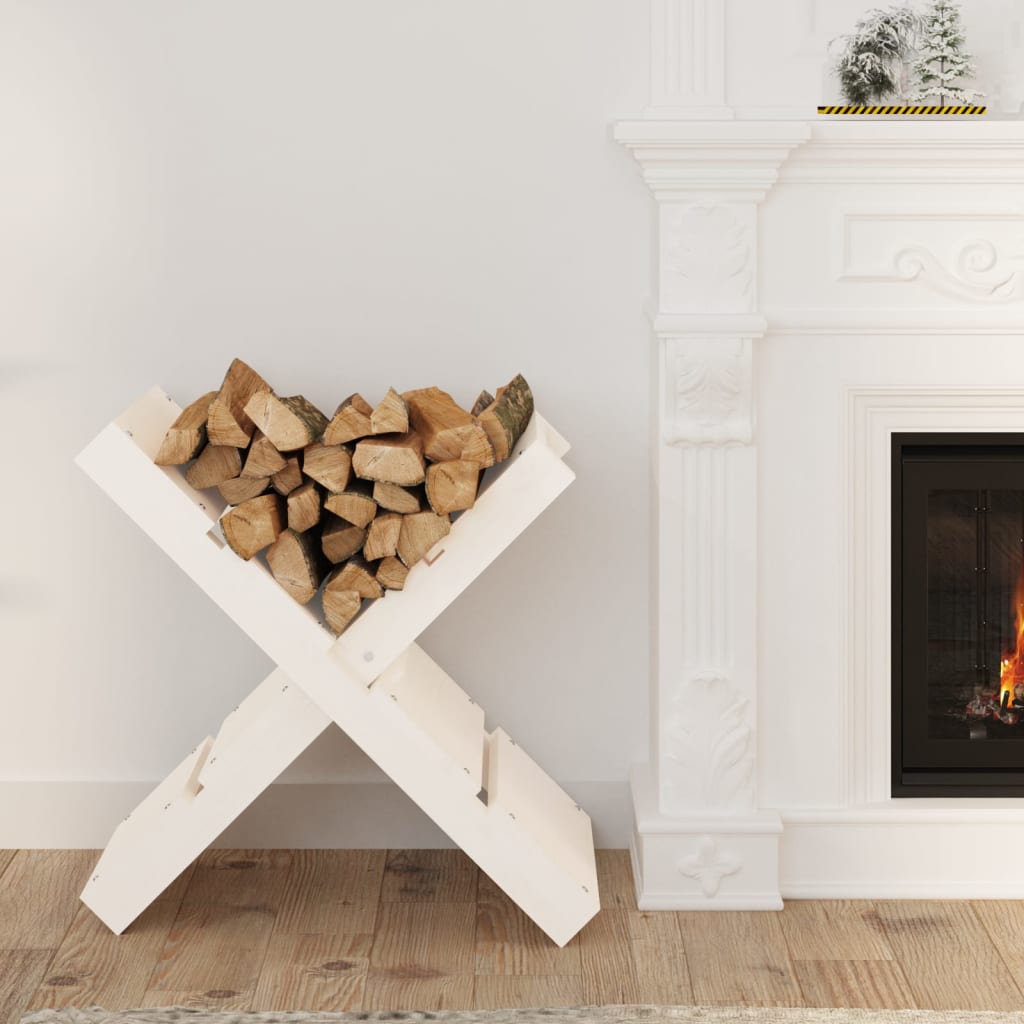 vidaXL Log Holder 47x39.5x48 cm Solid Pinewood