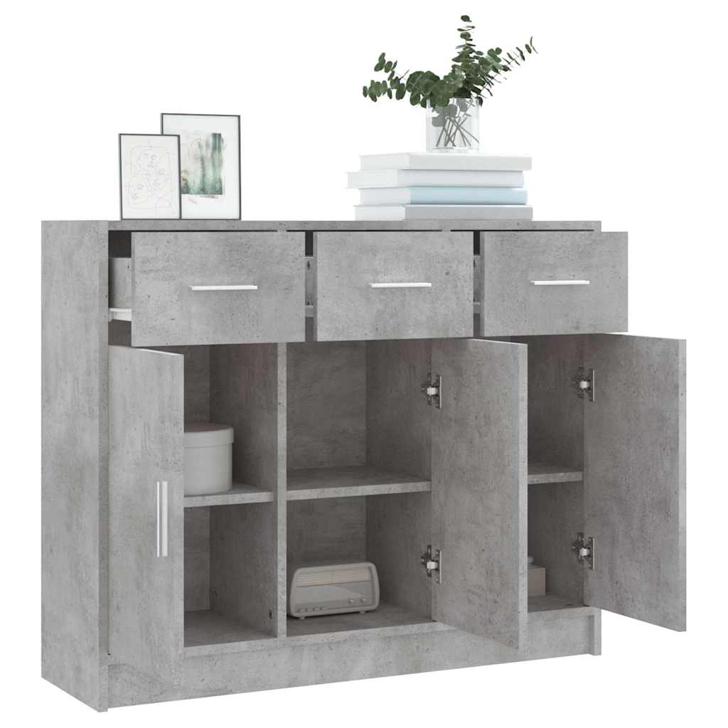vidaXL Sideboard White 91x28x75 cm Engineered Wood