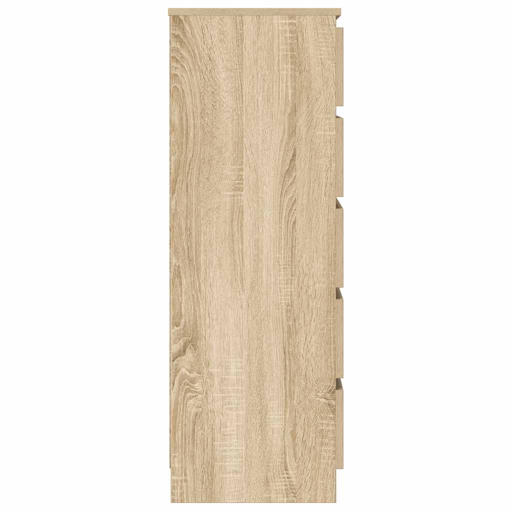 vidaXL Ladekast 60x36x103 cm bewerkt hout wit