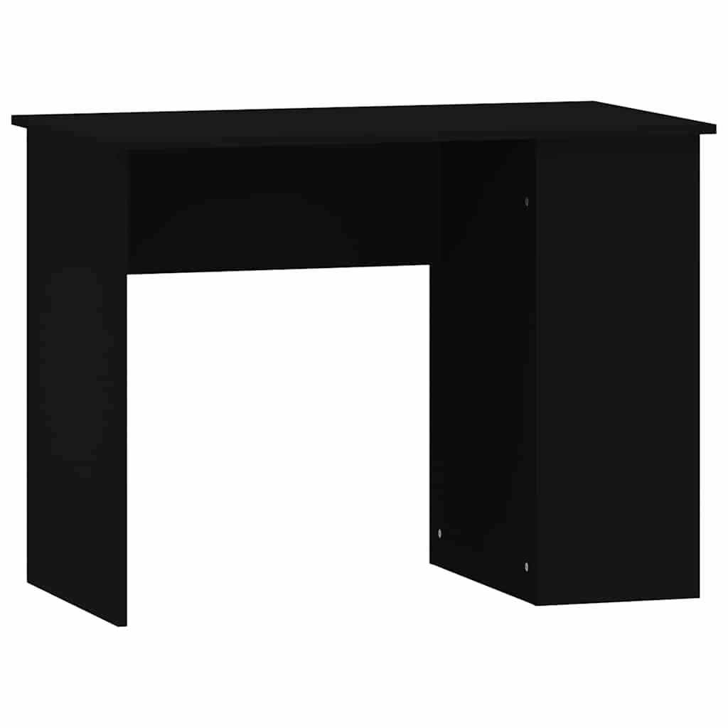 vidaXL Bureau 100x55x75 cm bewerkt hout wit