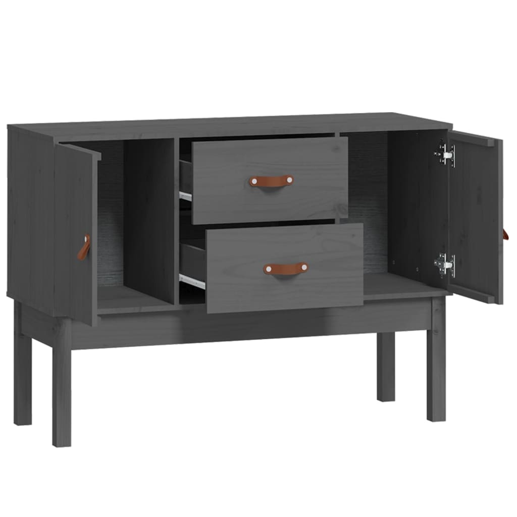vidaXL Dressoir 110x40x78 cm massief grenenhout