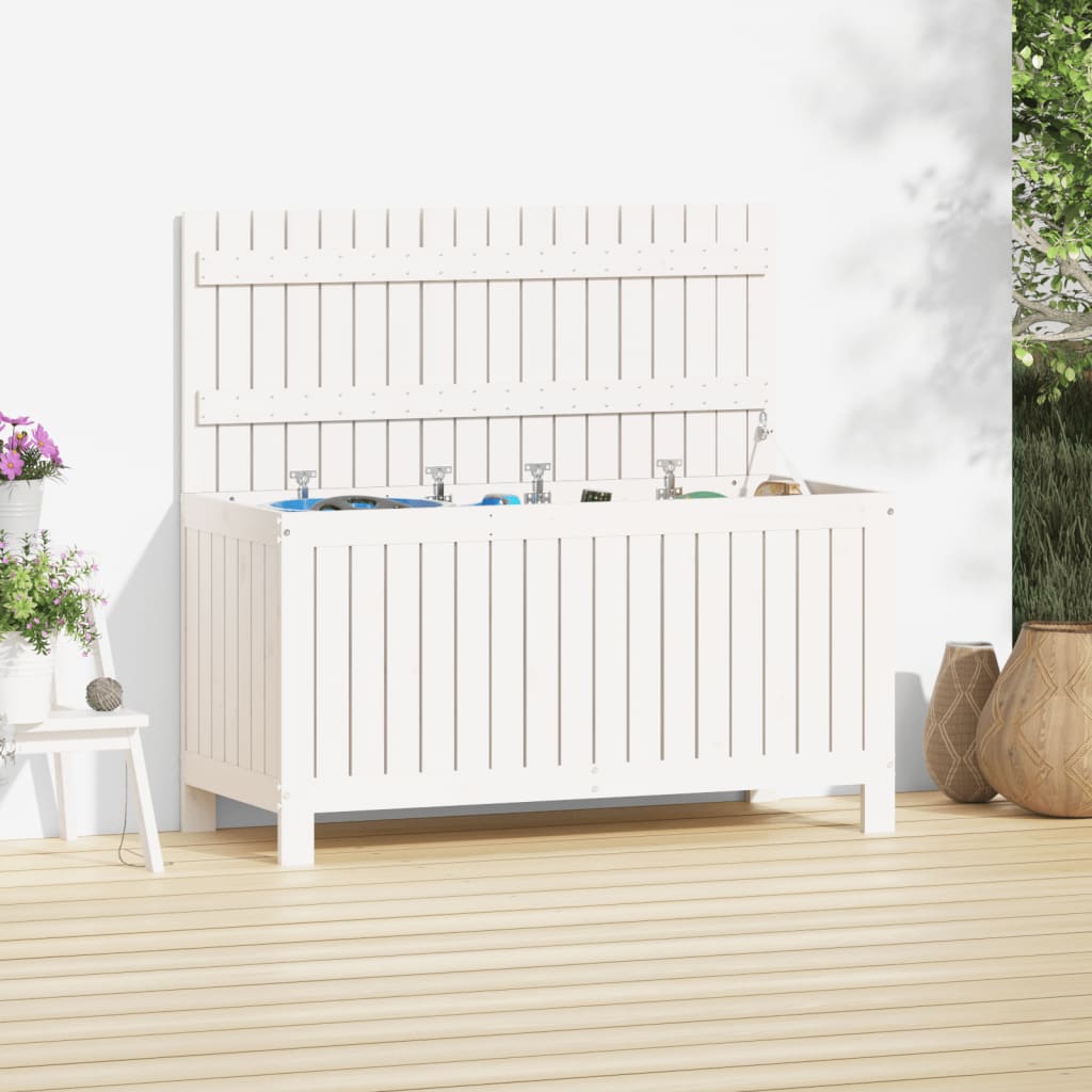 vidaXL Tuinbox 76x42,5x54 cm massief grenenhout grijs