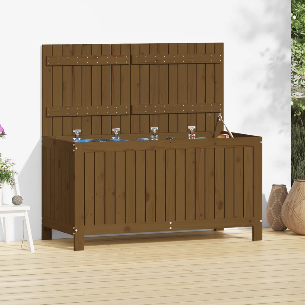 vidaXL Tuinbox 76x42,5x54 cm massief grenenhout grijs