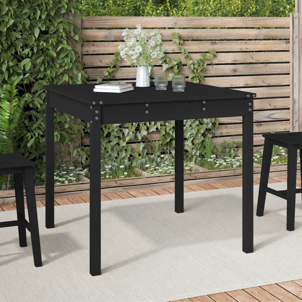 vidaXL Tuintafel 82,5x82,5x76 cm massief grenenhout